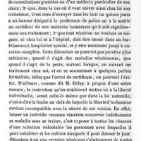 0029 - Page 29 - Hygiène publique. Mémoire sur les mesures hygiéniques propres à prévenir la propagation des maladies vénériennes. Par M. Lagneau. Première catégorie comprenant les mesures relatives aux vénériens de l'un et de l'autre sexe en général. Chap I. Création d'une législation spéciale. Chap II. Recherche du vénérien ayant transmis à autrui la maladie