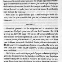 0015 - Page 15 - Hygiène publique. Topographie médicale des climats intertropicaux. Par M. le Dr Dutroulau. I- Climats partiels. Sénégal. Sol. Salubrité