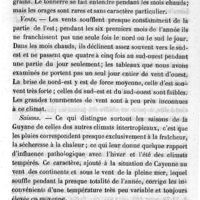 0023 - Page 23 - Hygiène publique. Topographie médicale des climats intertropicaux. Par M. le Dr Dutroulau. I- Climats partiels. Guyane. Météorologie. Salubrité