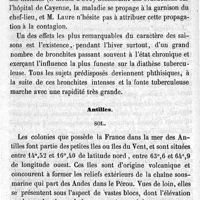 0028 - Page 28 - Hygiène publique. Topographie médicale des climats intertropicaux. Par M. le Dr Dutroulau. I- Climats partiels. Guyane. Salubrité. Antilles. Sol