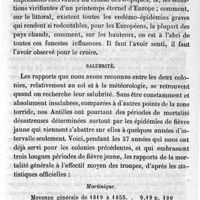 0037 - Page 37 - Hygiène publique. Topographie médicale des climats intertropicaux. Par M. le Dr Dutroulau. I- Climats partiels. Antilles. Météorologie. Salubrité
