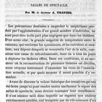 0067 - Page 67 - Hygiène publique. Sur la ventilation et l'éclairage des salles de spectacle. Par M. le Dr A. Tripier
