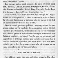 0080 - Page 80 - Du plâtrage des vins et de ses effets sur l'économie valeur des vins plâtrés comme boisson ; le plâtrage doit-il être toléré ou doit-il être considéré comme une falsification ? Par A. Chevallier. Histoire du plâtrage