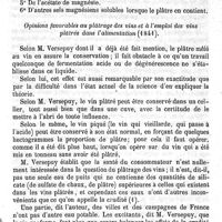 0089 - Page 89 - Du plâtrage des vins et de ses effets sur l'économie valeur des vins plâtrés comme boisson ; le plâtrage doit-il être toléré ou doit-il être considéré comme une falsification ? Par A. Chevallier. Plâtrage des vins présenté comme une nouvelle méthode de vinification. Opinions