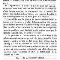 0195 - Page 195 - Nouvelles études médico-légales sur l'avortement. Par le Dr Ambroise Tardieu. II- Questions médico-légales relatives à l'emploi et aux effets de certaines substances abortives. III- De l'avortement simulé