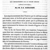 0200 - Page 200 - Observations chimiques recueillies sur les organes et les viscères humains à la suite d'un empoisonnement par le sublimé corrosif. Par M. J.-L Lassaigne