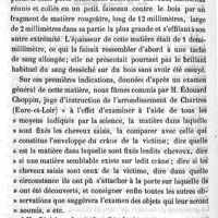 0410 - Page 410 - Mémoire sur l'examen médico-légal d'une tache considérée comme de nature sanguine et qui renfermait du tissu adipeux humain. Par M. Charles Robin. § I. Remarques préliminaires. § II. Division adoptée dans l'étude des objets soumis à notre examen