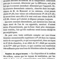 0093 - Page 93 - Hygiène publique. Méphitisme des fosses d'aisances. II- Moyens de combattre l'infection provenant des fosses d'aisances. Par M. Potier. Emploi d'ajustages utilisant la force du vent. Nombre de sièges béants