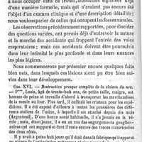 0024 - Page 24 - Hygiène publique. Mémoire sur les accidents auxquels sont soumis les ouvriers employés à la fabrication des chromates. Par M. A. Delpech et M. Hillairet. Deuxième partie. Etude clinique détaillée des modifications que la fabrication des chromates exerce sur la santé des ouvriers. A- Ulcérations spéciales du tégument externe. B- Perforations de la portion cartilagineuse de la cloison des fosses nasales. Thinonécrosie, rhinite perforante