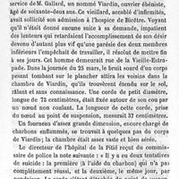0127 - Page 129 - Société de médecine légale. Sur un cas mixte de mort causée par la pendaison et le charbon. Rapport par M. Champouillon