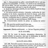 0310 - Page 312 - Médecine légale. Dispositions pénales en vigueur en Suisse contre la falsification des substances alimentaires et médicamenteuses