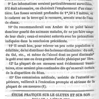 0424 - Page 426 - Hygiène publique. Rapport sur l'épidémie de choléra dans la province de Constantine, en 1873-1874. Par A. Lacassagne. Etude pratique sur le gluten et sur son dosage à l'état sec. Par A. Lailler