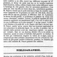 0561 - Page 563 - Revue des travaux français et étrangers. Médecine légale. Par M. E. Strohl. Poids comparatif des os des membres supérieurs avec les applications à la médecine légale / Bibliographie. Hygiène des professions et des industries