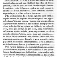 0025 - Page 25 - Hygiène publique. De la fièvre typhoïde dans l'armée. L'armée française constitue-t-elle un milieu typhoïgène. Par M. Léon Colin. III- Considérations géographiques. Conclusions
