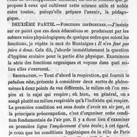 0115 - Page 115 - Société de médecine publique et d'hygiène professionnelle. Hygiène pédagogique. Par M. E. Dally. Première partie. Fonctions de l'entendement. Deuxième partie. Fonctions inférieures