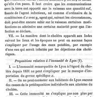 0435 - Page 435 - Hygiène publique. De l'étiologie tellurique du choléra d'après les travaux du professeur Max de Pettenkofer (de Munich). Par M. le Dr E. Decaisne. Appendice. Proposition de M. le Professeur Max de Pettenkofer sur la propagation du choléra dans l'Inde / Propositions relatives à l'immunité de Lyon
