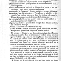 0470 - Page 470 - Société de médecine publique et d'hygiène professionnelle. De la fabrication des brosses à la maison centrale de Gaillon. Par M. le Dr A. Hurel. Remarques complémentaires par M. Hurel