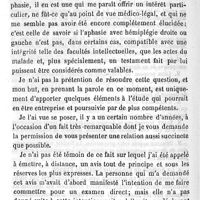 0502 - Page 502 - Société de médecine légale. Sur l'aphasie. Par M. le Dr Billod