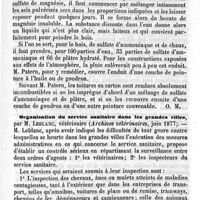 0525 - Page 525 - Revue des travaux français et étrangers. Hygiène. Compte rendu analytique de l'Exposition d'hygiène et de sauvetage de la ville de Bruxelles / Organisation du service sanitaire dans les grandes villes