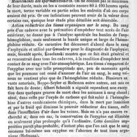 0530 - Page 530 - Revue des travaux français et étrangers. Médecine légale. Empoisonnement par l'acide cyanhydrique dégagé d'un mélange de ferro-cyanure de potassium et d'eau régale / Des principaux phénomènes cadavériques considérés sous le rapport médico-légal
