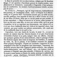 0537 - Page 537 - Revue des travaux français et étrangers. Médecine légale. Empoisonnement d'un nouveau-né par la noix vomique / Deux cas d'empoisonnement