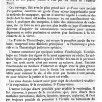 0549 - Page 549 - Bibliographie. Bibliotheca médico-légale. Thanatologia. Traumatologia