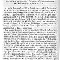 0196 - Page 196 - Variétés. Le laboratoire municipal de chimie de la ville de Paris. Son origine ; les services qu'il rend à l'hygiène publique ; les améliorations dont-il est l'objet