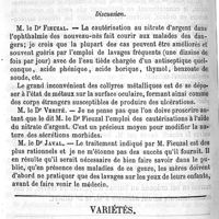 0480 - Page 480 - Salubrité des constructions neuves. Par M. Gaston Trélat. Ophtalmie des nouveau-nés. Discussion. Variétés. Décret touchant les précautions à prendre contre l'importation et la diffusion des maladies contagieuses parmi les habitants du royaume
