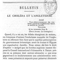 0113 - Page 113 - Bulletin. Le choléra et l'Angleterre