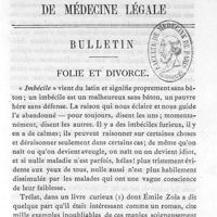 0401 - Page 401 - Bulletin. Folie et divorce