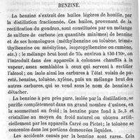 0426 - Page 426 - Des accidents produits par la benzine et la nitrobenzine. Par le Dr E. Neumann et Alb. Pabst. Benzine