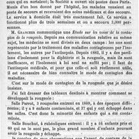 0097 - Page 97 - Société de médecine publique et d'hygiène professionnelle. Séance du 28 mai 1890. Présidence de M. le Dr Lagneau. La variation de composition de l'eau dans divers points de la canalisation à Paris. Note sur les postes de secours de l'Union des femmes de France pendant l'épidémie de grippe