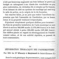 0132 - Page 132 - Asiles de nuit à Berlin (le grand asile municipal). Par le Dr Girode). La déformation thoracique des passementiers. Par MM. Les Drs Fleury et Reynaud