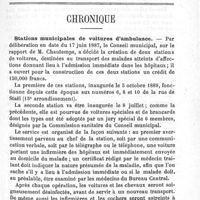 0191 - Page 191 - Revue des livres. L'obésité, définition, causes, nature, symptômes, complication, traitement. Chronique. Station municipales de voitures d'ambulance