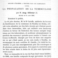 0220 - Page 221 - Les étuves à désinfection dans les refuges de nuit à Paris. L'asile-ouvroir de la rue Fessart. Par le Dr O. du Mesnil. Mesures d'hygiène à prendre dans les habitations contre la propagation de la tuberculose. Par M. Aug. Ollivier