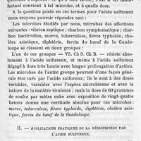 0345 - Page 347 - La prostitution à Lyon. Etude sur la désinfection par l'acide sulfureux. Par le Dr L.-H. Thoinot. I. Etude expérimentale de l'action de l'acide sulfureux. II. Applications pratiques de la désinfection par l'acide sulfureux