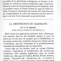 0427 - Page 429 - La fécondité de la population française comparée à celle des autres populations. Par M. Levasseur. La désinfection en Allemagne. Par le Dr Girode