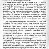 0557 - Page 562 - Revue des journaux. Un cas de brûlure par l'ammoniaque. Falsification du poivre par le galange