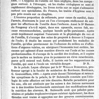 0560 - Page 565 - Revue des livres. Le diabète sucré, sa cause, sa nature, sa guérison radicale. Hygiène de l'oreille, à l'usage des lycées, collèges et écoles. De la pelade