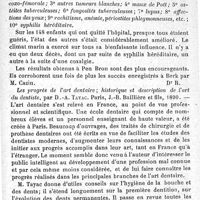 0564 - Page 569 - Revue des livres. Notes sur les maladies traités à l'hôpital marin de Pen Bron, pendant les années 1887-88-89. Les progrès de l'art dentaire ; historique et description de l'art du dentiste