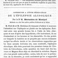 0025 - Page 25 - Suppression du maillot. Elevage dans le son. Par le Dr François Hue. Contribution à l'étude médico-légale de l'épilepsie alcoolique. Par le Dr E. Marandon de Montyel
