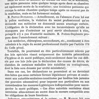 0097 - Page 97 - Société de médecine publique et d'hygiène professionnelle. Séance du 27 mai 1891. Présidence de M. Bruhl. De la déclaration des maladies contagieuses.  !influences atmosphériques et la grippe. La désinfection à Paris