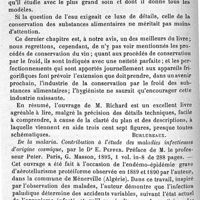 0198 - Page 198 - Revue des livres. Précis d'hygiène appliquée. De la malaria. Contribution à l'étude des maladies infectieuses d'origine cosmique