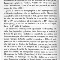 0218 - Page 218 - Mémoires originaux. Géographie médicale de la fièvre typhoïde. Par les Drs Ad. Coustan et A. Dubrulle. I. La fièvre typhoïde en Europe et en France. II. La fièvre typhoïde en Asie