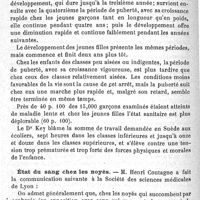 0561 - Page 562 - Revue des journaux. Développement de la jeunesse scolaire. Etat du sang chez les noyés