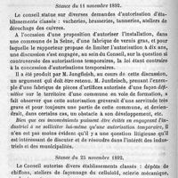 0090 - Page 90 - Conseil de salubrité de la Seine. Séance du 28 octobre 1892. Séance du 11 novembre 1892. Séance du 25 novembre 1892