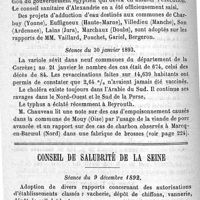 0280 - Page 280 - Comité consultatif d'hygiène de France. Séance du 23 janvier 1893. Séance du 30 janvier 1893. Conseil de salubrité de la Seine. Séance du 9 décembre 1892