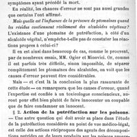 0424 - Page 424 - Étude bactériologique sur la putréfaction des cadavres au point de vue médico-légal. Par E. Malvoz. III. Autres application de la putréfaction des cadavres à la médecine légale. §1. Les ptomaïnes du cadavre et les recherches toxicologiques. §2. Action de la putréfaction sur les poisons