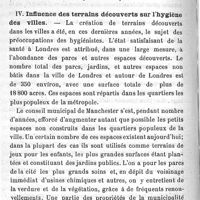 0410 - Page 410 - Mémoires originaux. L'hygiène publique en Angleterre. Le sanitary institute. Les inspecteurs sanitaires. III. Pollution des cours d'eau. IV. Influence des terrains découverts sur l'hygiène des villes
