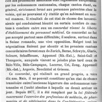 0016 - Page 16 - Mémoires originaux. L'hygiène publique en Suisse. Par le Dr H. Carrière. I. Service sanitaire fédéral. 5. Transport des cadavres. 6. Exercice des professions médicales (médecins, dentistes, pharmaciens, vétérinaires)